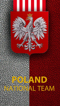 Logo z godłem reprezentacji Polski w piłce nożnej