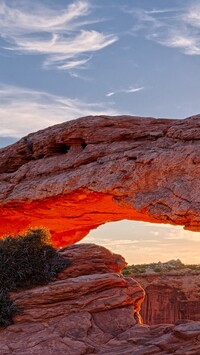 Łuk skalny w Parku Narodowym Canyonlands