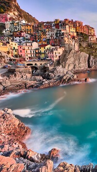 Manarola nad morzem Liguryjskim