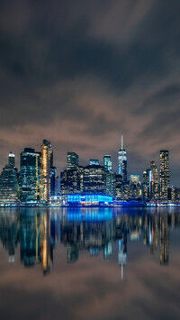 Manhattan nocą
