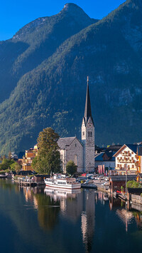 Miasteczko Hallstat w Austrii