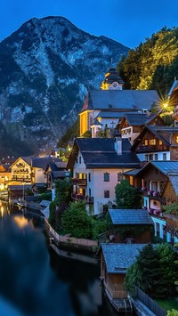 Miasteczko Hallstatt w Austrii