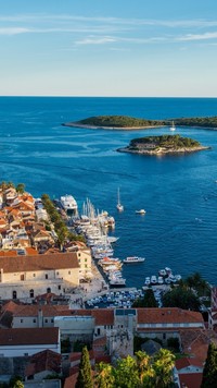 Miasto Hvar nad morzem