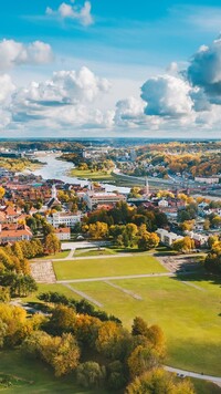 Miasto Kowno na Litwie