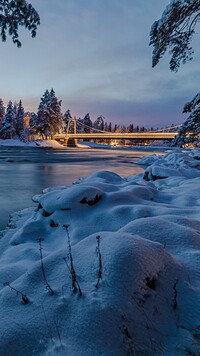 Most nad rzeką Oulujoki