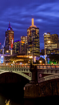 Most Princes Bridge nad rzeką Yarra