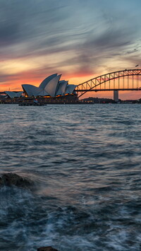 Opera i most Sydney Harbour w Sydney