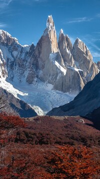 Ośnieżone Andy w Patagonii