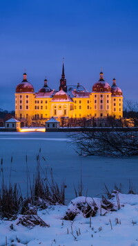 Pałac Moritzburg w Niemczech