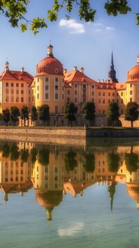 Pałac Moritzburg w Saksonii