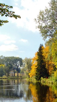 Park jesienią