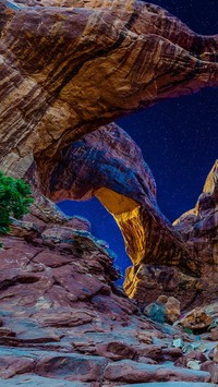 Park Narodowy Arches nocą