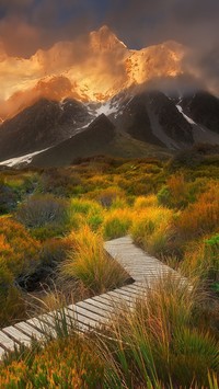 Park Narodowy Góry Cooka w Nowej Zelandii