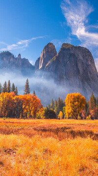 Park Narodowy Yosemite jesienną porą