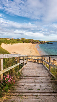 Plaża Glassagh Beach w Irlandii