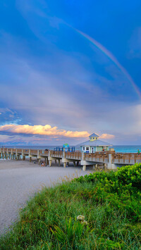 Plaża Juno Beach na Florydzie