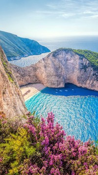 Plaża Nawajo na greckiej wyspie Zakintos