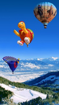 Pokazy balonowe w górach