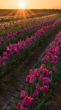 Pole tulipanów