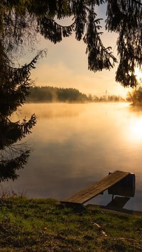 Pomost nad jeziorem Riedsee