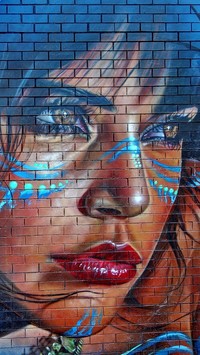 Portret w graffiti