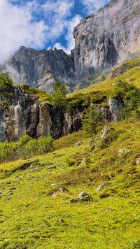 Przełęcz Klausenpass w Alpach Glarneńskich