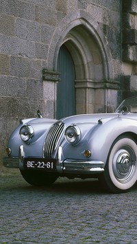 Przód Jaguara XK140