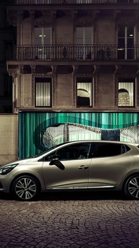 Renault Clio przed domem