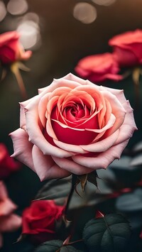 Róża rozkwitnięta