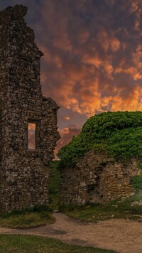 Ruiny zamku w Corfe Castle