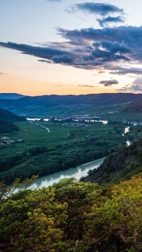 Rzeka Dunaj w Austrii