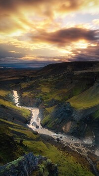 Rzeka Fossa w Islandii
