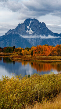 Rzeka Snake River i Góry Skaliste