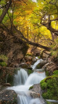 Rzeka w Parku Narodowym Los Glaciares