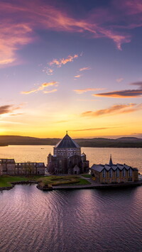 Sanktuarium St Patricks Purgatory na jeziorze Lough Derg