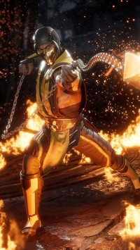 Scorpion z gry Mortal Kombat 11
