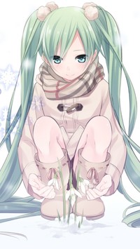 Siedząca Hatsune Miku