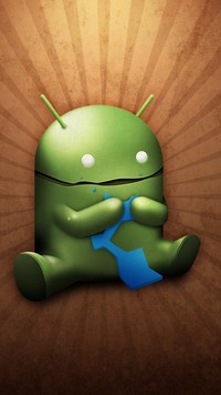 Siedzący android