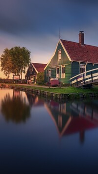 Skansen Zaanse Schans w Holandii