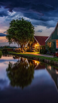 Skansen Zaanse Schans w Holandii