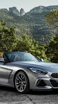 Srebrne BMW Z4 Roadster