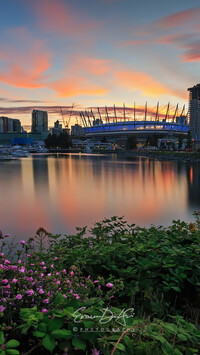 Stadion nad rzeką w Vancouver