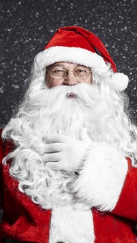 Święty Mikołaj w okularach