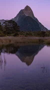Szczyt Mitre Peak w Nowej Zelandii