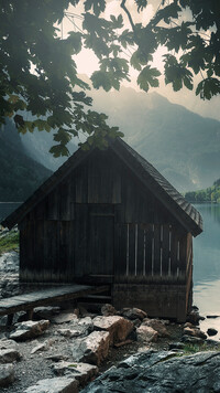 Szopa nad jeziorem Konigssee