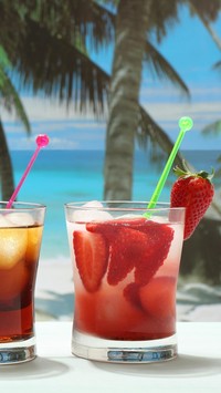Tropikalne drinki owocowe