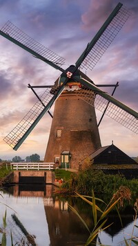 Wiatrak w Kinderdijk