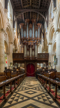 Wnętrze Katedry Chrystusa w Oxfordzie