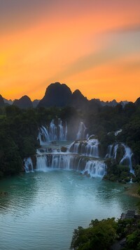 Wodospad Ban Gioc w Wietnamie