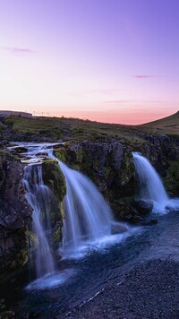 Wodospad Kirkjufellsfoss w Islandii